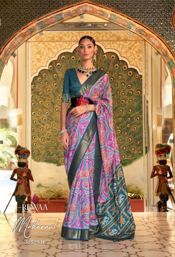 Rewaa Maharani Pure Dola Silk Designer Patola Saree Collection
